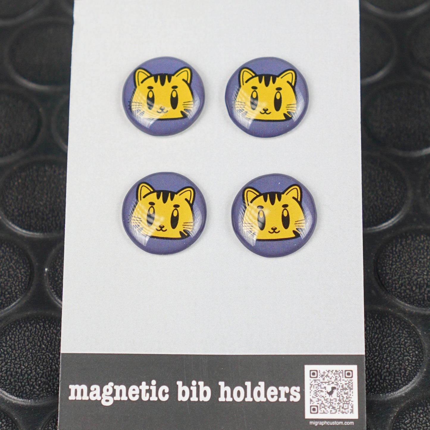 Magnet bib holder