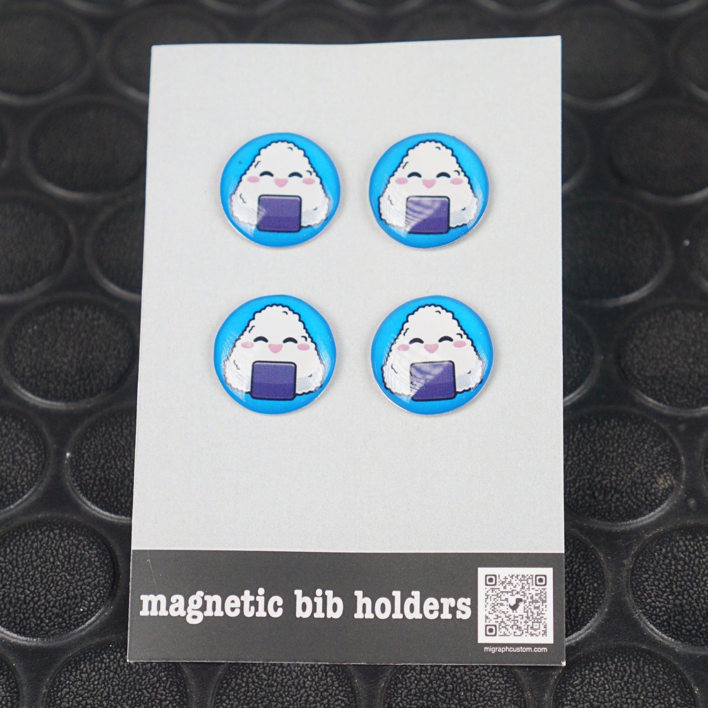 Magnet bib holder